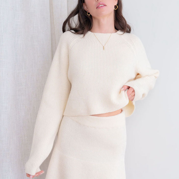Sweater Skater Skirt And Sweater Set