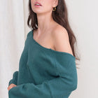 Low-Back, Reversible Oversized Sweater