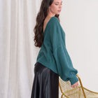 Low-Back, Reversible Oversized Sweater