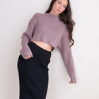 Crop Ribbed Sweater