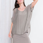 Silk Chiffon T-Shirt