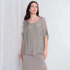 Silk Chiffon T-Shirt
