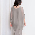 Silk Chiffon T-Shirt