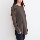 Olive High Low Tunic Top