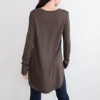 Olive High Low Tunic Top