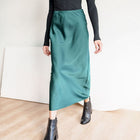Essential Maxi Skirt in Matte Satin