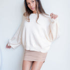 Low-Back, Reversible Oversized Sweater