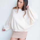 Low-Back, Reversible Oversized Sweater