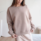 Fleece Sweatshirt Soft in Mauve