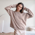 Fleece Sweatshirt Soft in Mauve