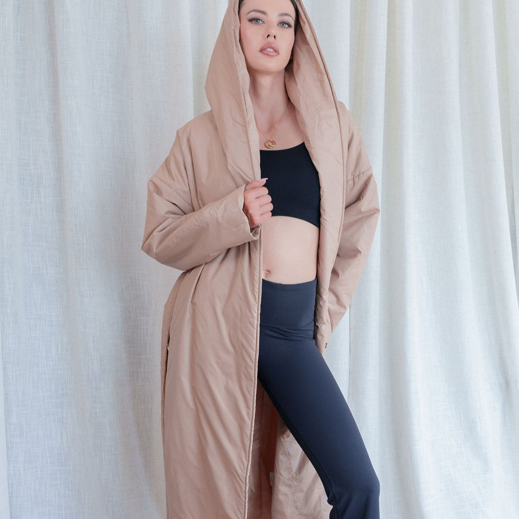 Long Padded In Beige
