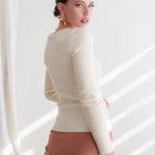 Ribbed Long Sleeve Seamless Top