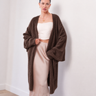 THE ÉTOILE DRAPED LONG CARDIGAN