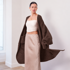 THE ÉTOILE DRAPED LONG CARDIGAN