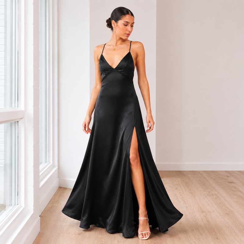 THE ROSABELLE SATIN GOWN