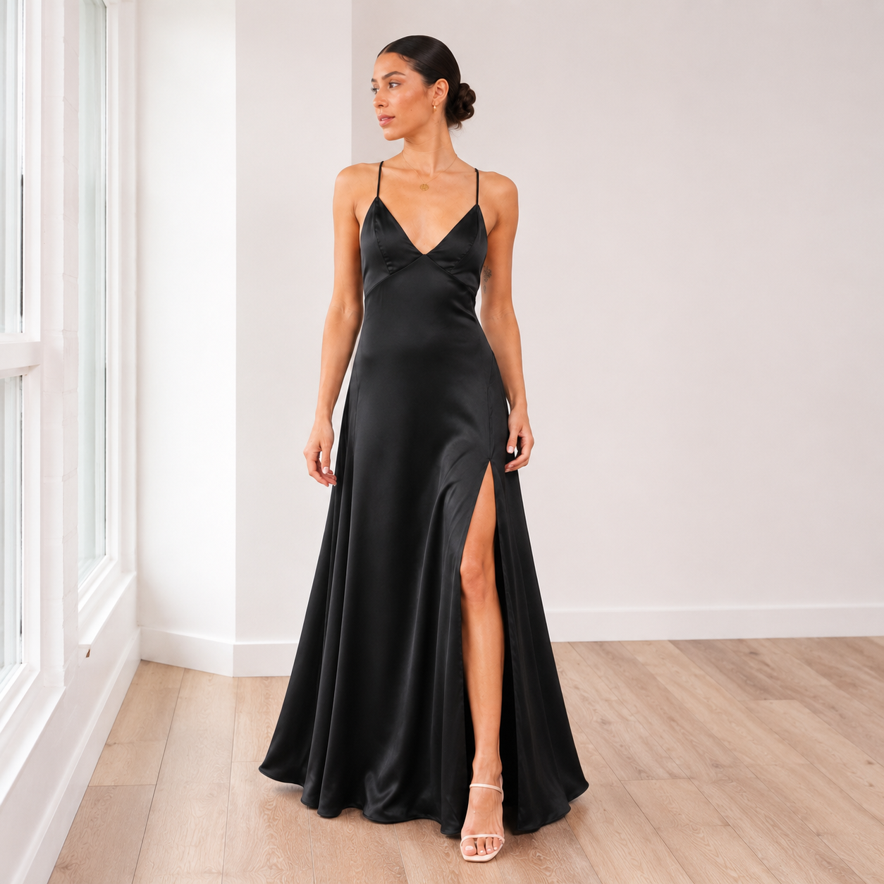 THE ROSABELLE SATIN GOWN