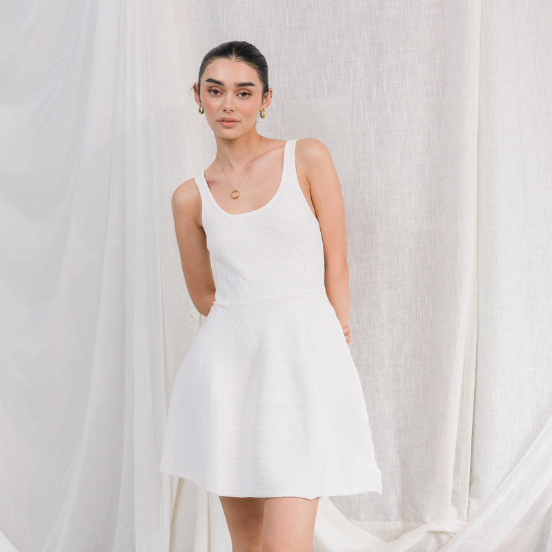 BESTSELLER - Ballerina Structured Dress in Uber Stretchy Heavy Knit