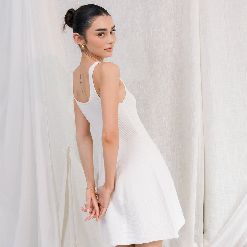 BESTSELLER - Ballerina Structured Dress in Uber Stretchy Heavy Knit