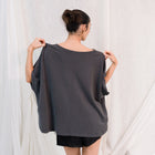 Heavy Weight Cocoon Top in Soft Modal