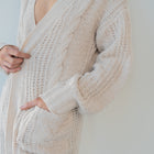 Medium Weight Cable Cardigan