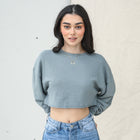 Last One - Mineral Wash Cotton Crop Top