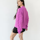 Last One - Popcorn Sleeve Sweater