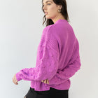 Last One - Popcorn Sleeve Sweater