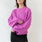 Last One - Popcorn Sleeve Sweater