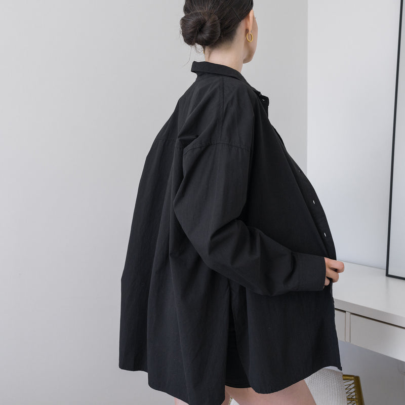 Boyfriend Over-shirt in Cotton Poplin