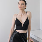 Bralette With Metal Wire Boning