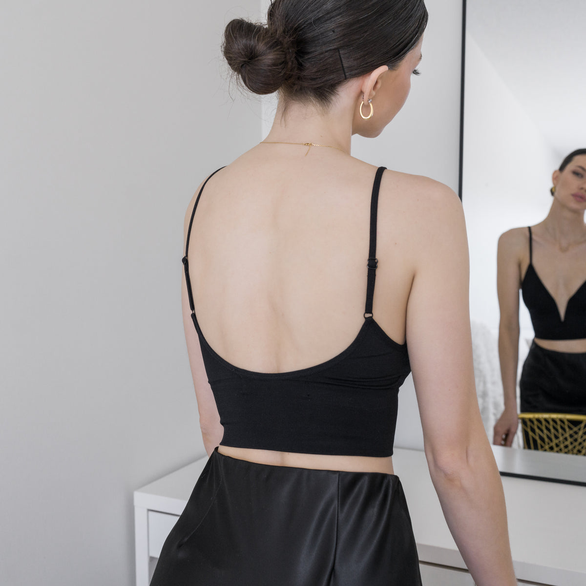 Bralette With Metal Wire Boning