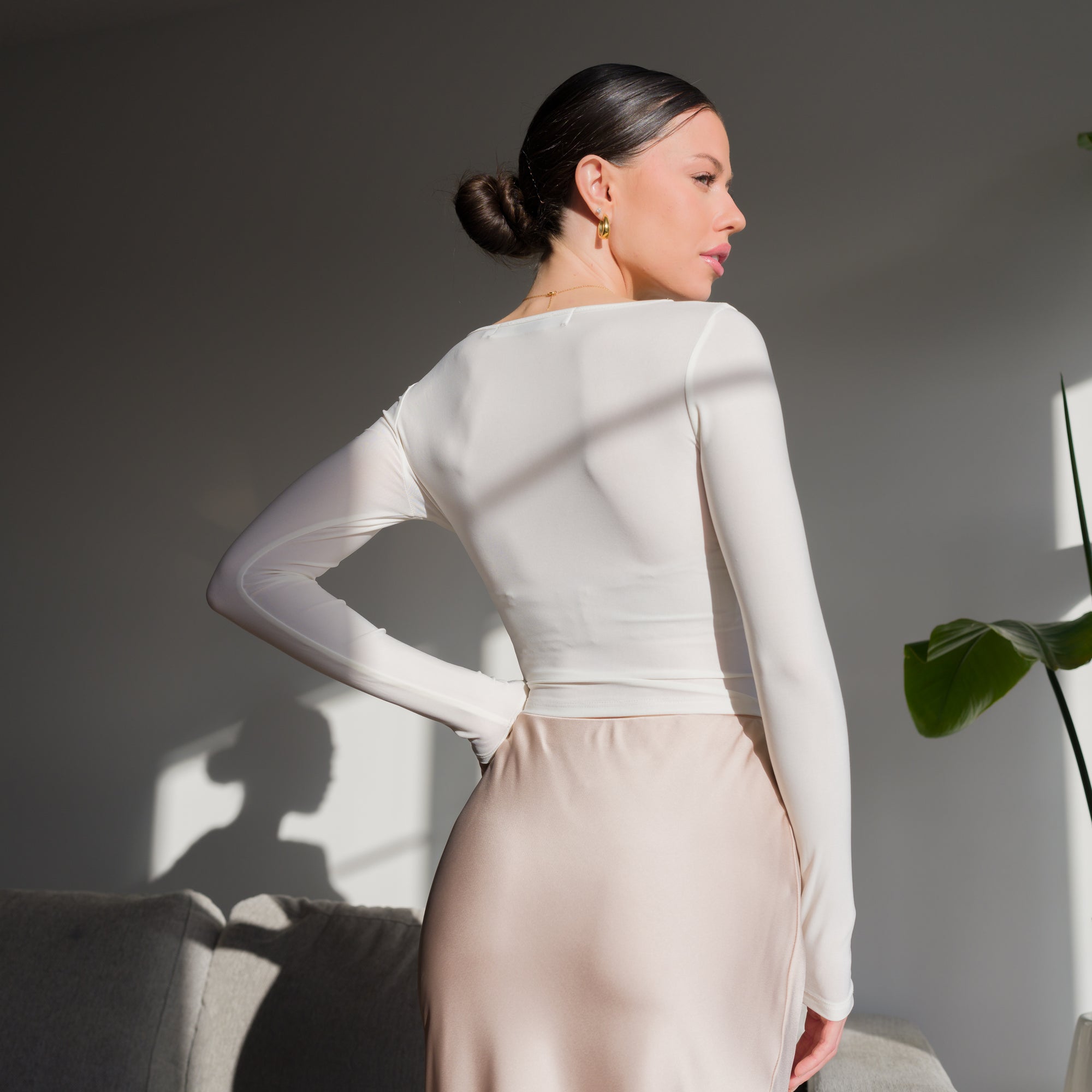 Silky Soft Knit Top in Performance Fabric