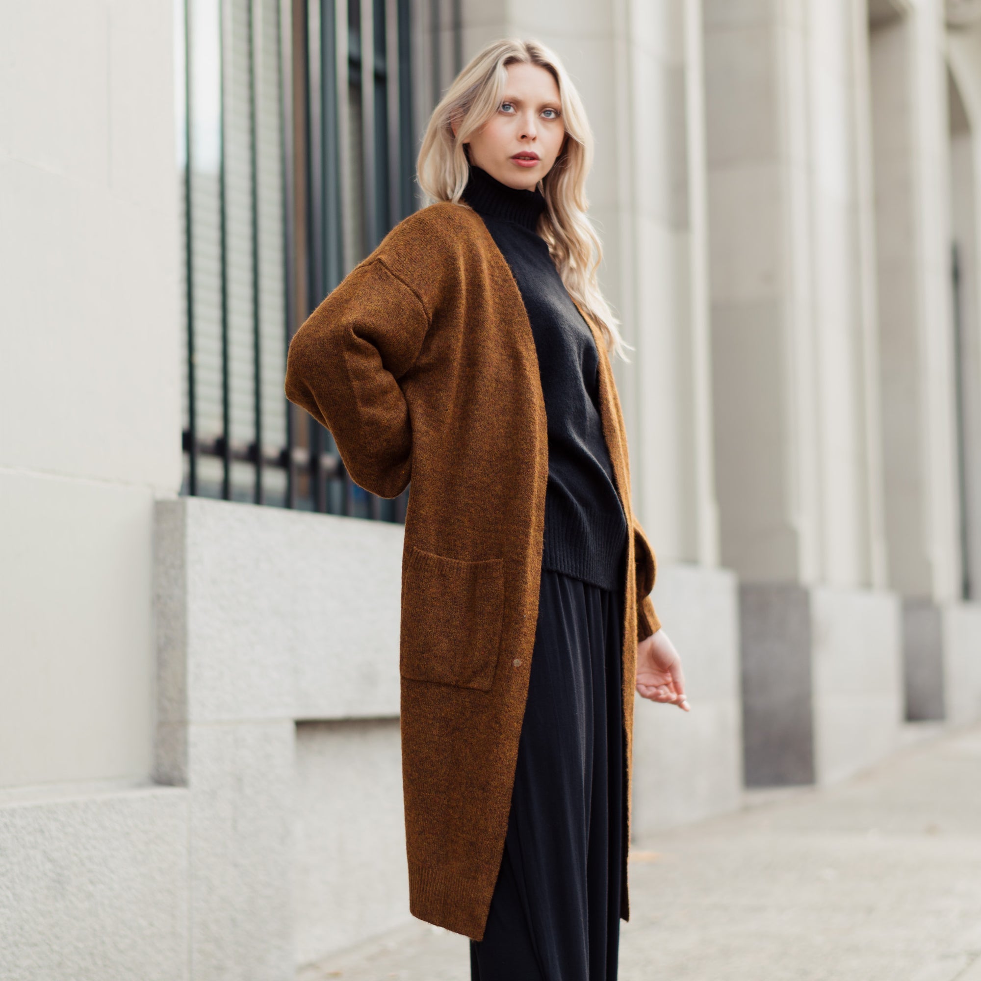 Long Classic Cardigan