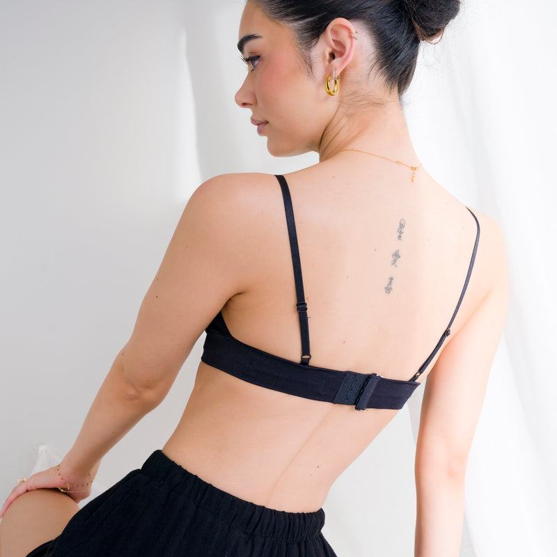 Soft, Stretchy Bralette in Waffle Knit