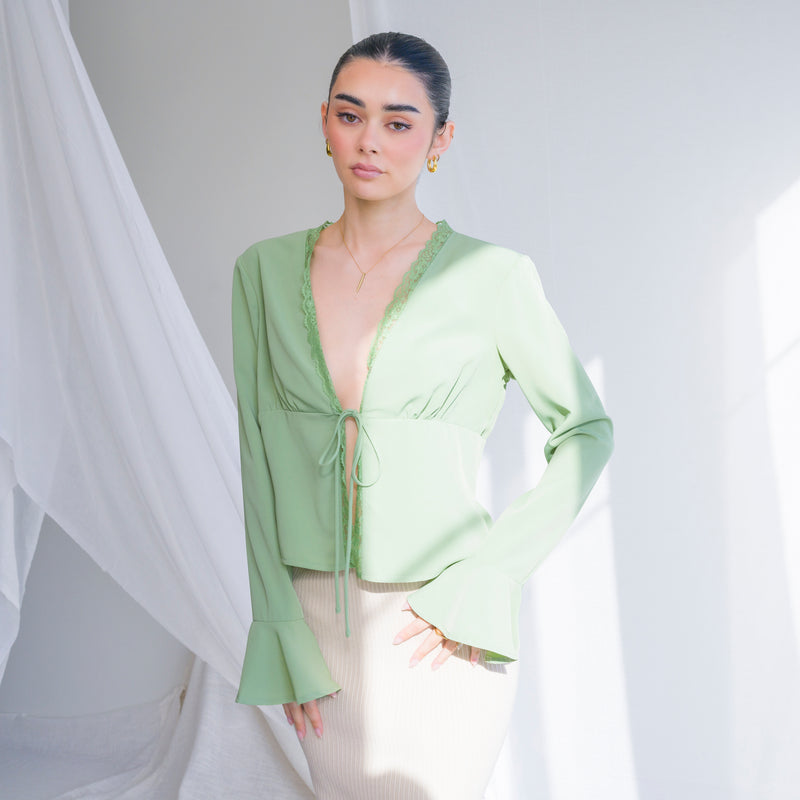 THE COLETTE LACE BLOUSE