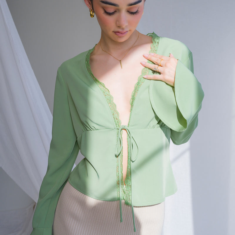 THE COLETTE LACE BLOUSE