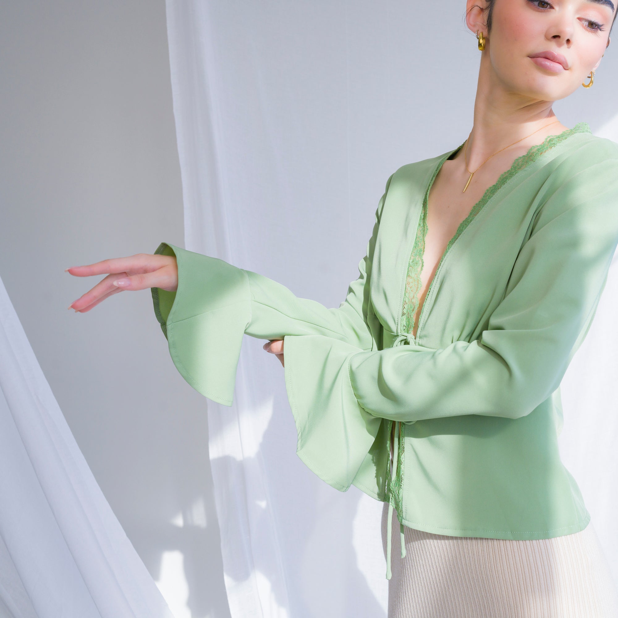 THE COLETTE LACE BLOUSE