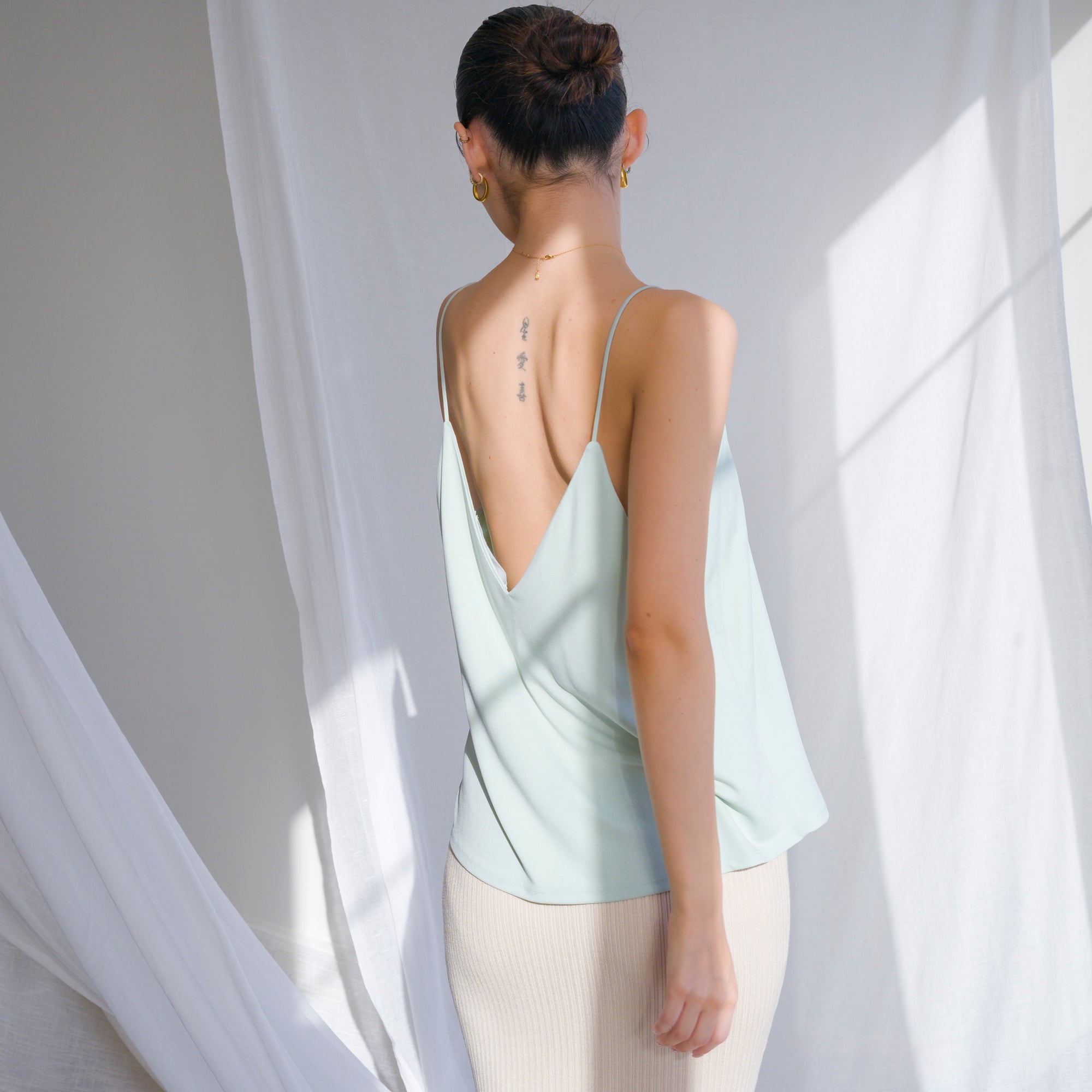 Cupro Flowy Tank Top