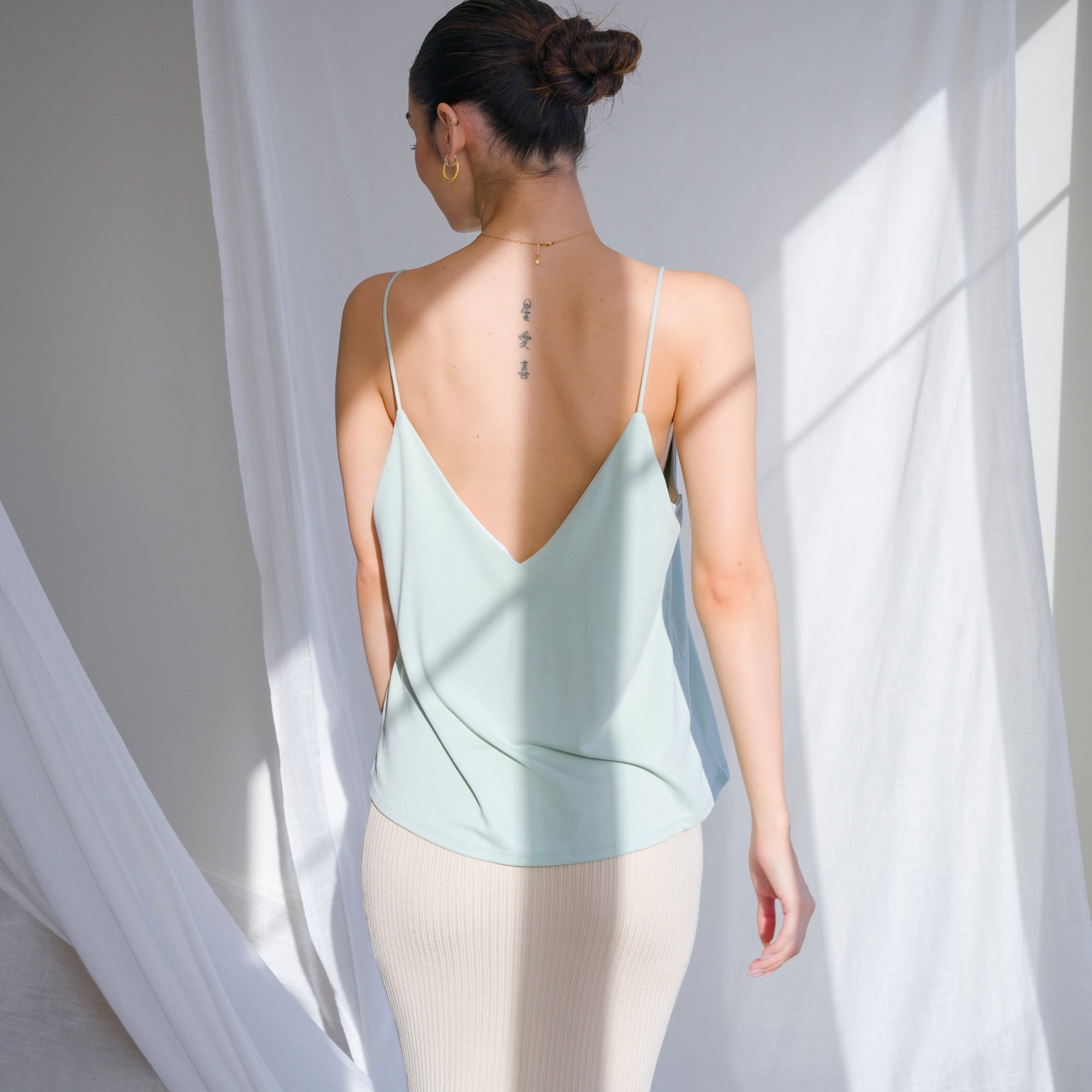 Cupro Flowy Tank Top