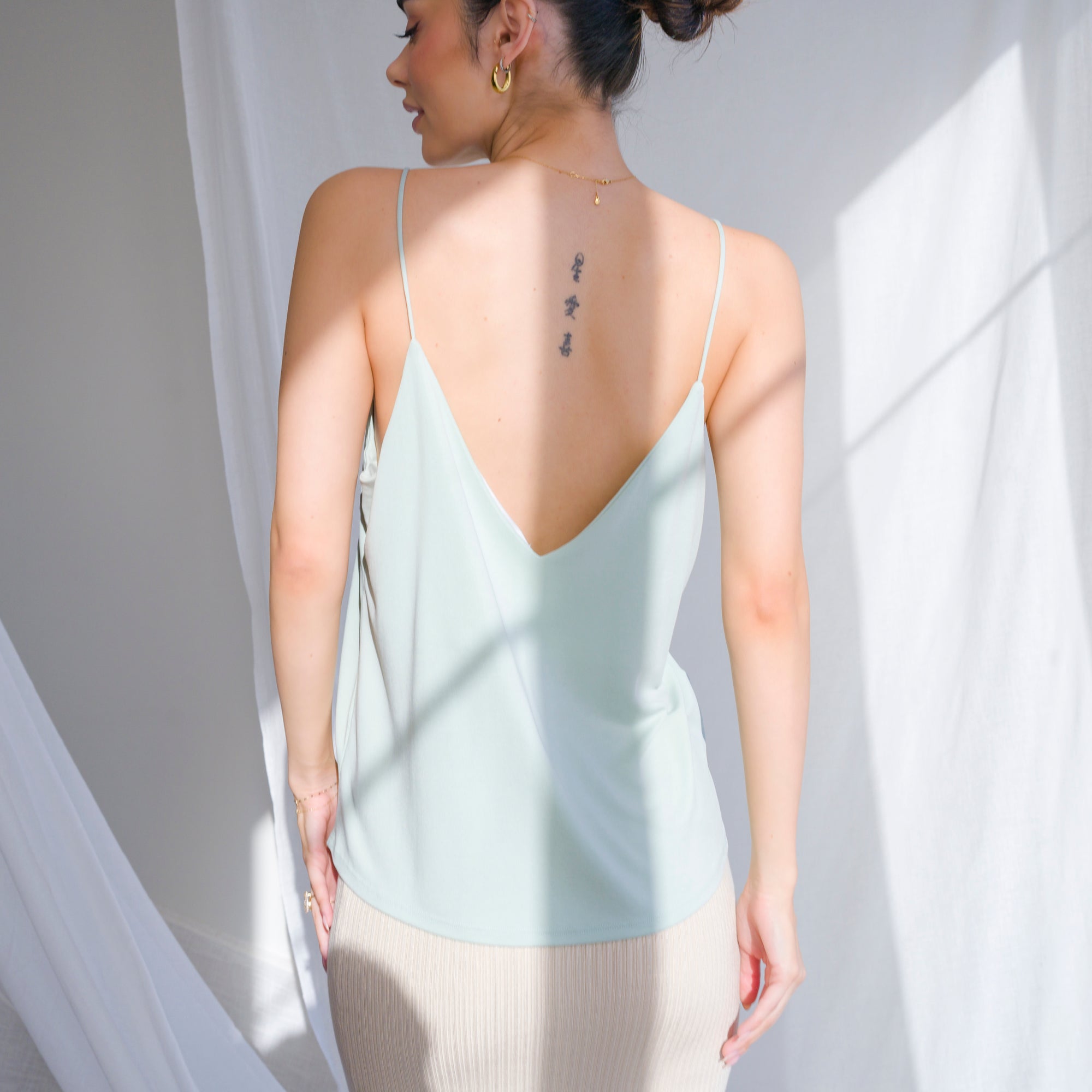 Cupro Flowy Tank Top