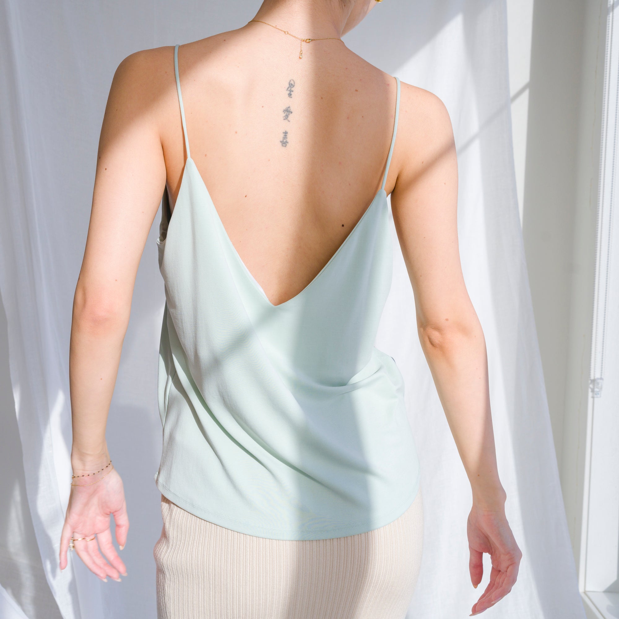 Cupro Flowy Tank Top