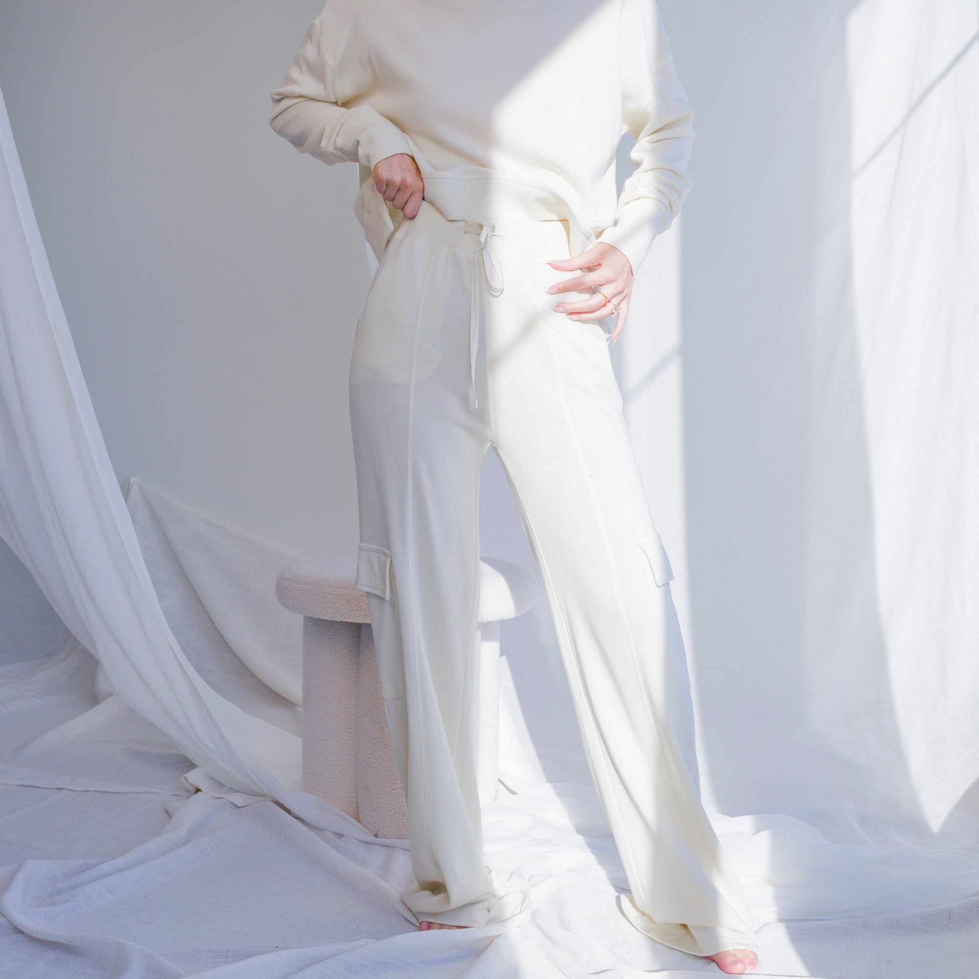 Soft Summer Lounge Set in Light-weight Knit