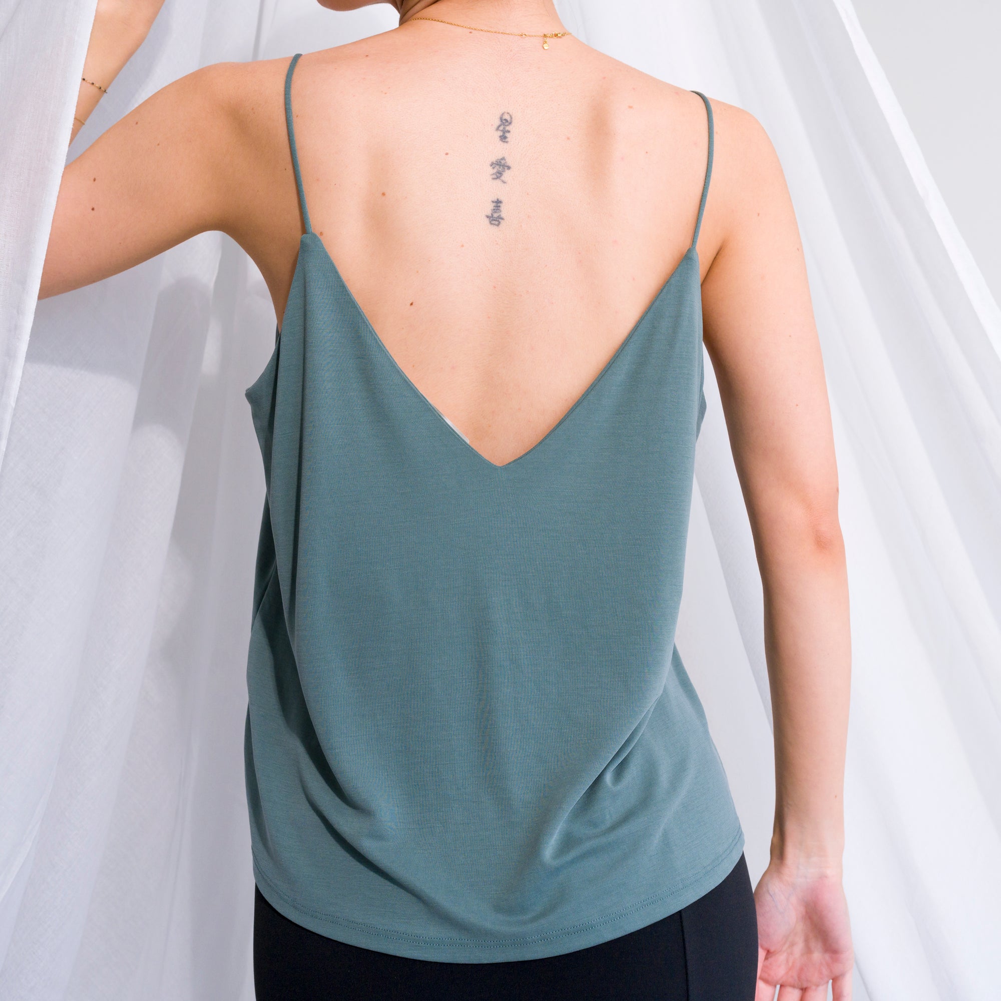 Cupro Flowy Tank Top
