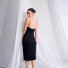 Buttery Midi Dress With Slit