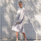 TWO TONED, SOFT KNIT BATWING CARDIGAN