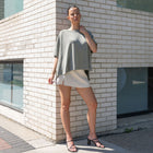 Heavy Weight Cocoon Top in Soft Modal