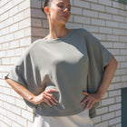 Heavy Weight Cocoon Top in Soft Modal