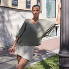 Italian Linen Blouse in Sage