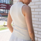 Mock Neck Tank in Ribbed Knit