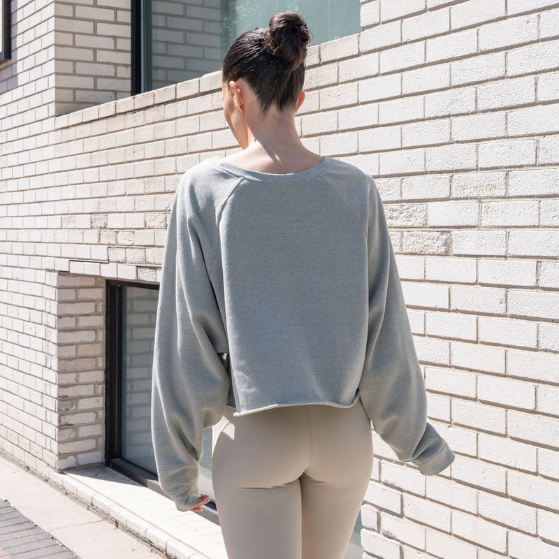 Mineral Washed Soft Cotton Sweater in Sage